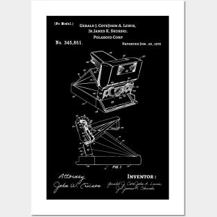 Polaroid Camera Patent / Polaroid Camera Blueprint / polaroid lover gift Posters and Art